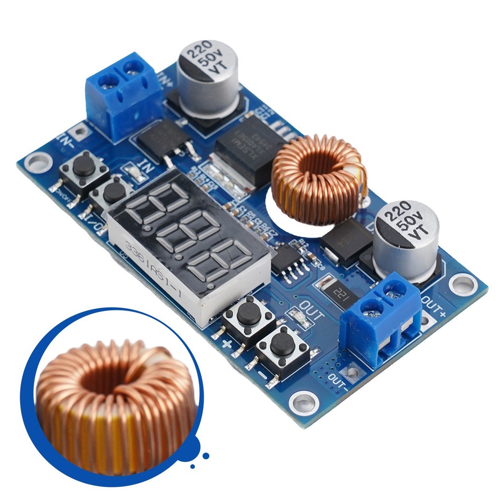 Digital Control 5A CNC Power Supply with Input/Output Voltage Indicators