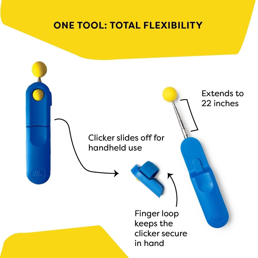 Cat Training Clicker Target Stick – Positive Reinforcement Tool for Behavior