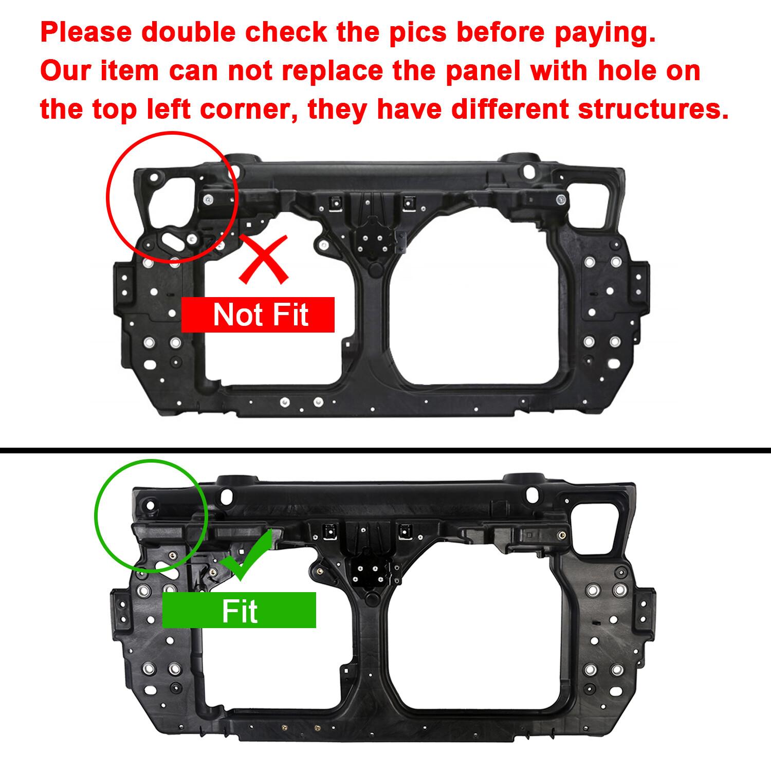 NEW Front Radiator Center Core Support Bracket For 03-07 Nissan 350Z 62510-CD100