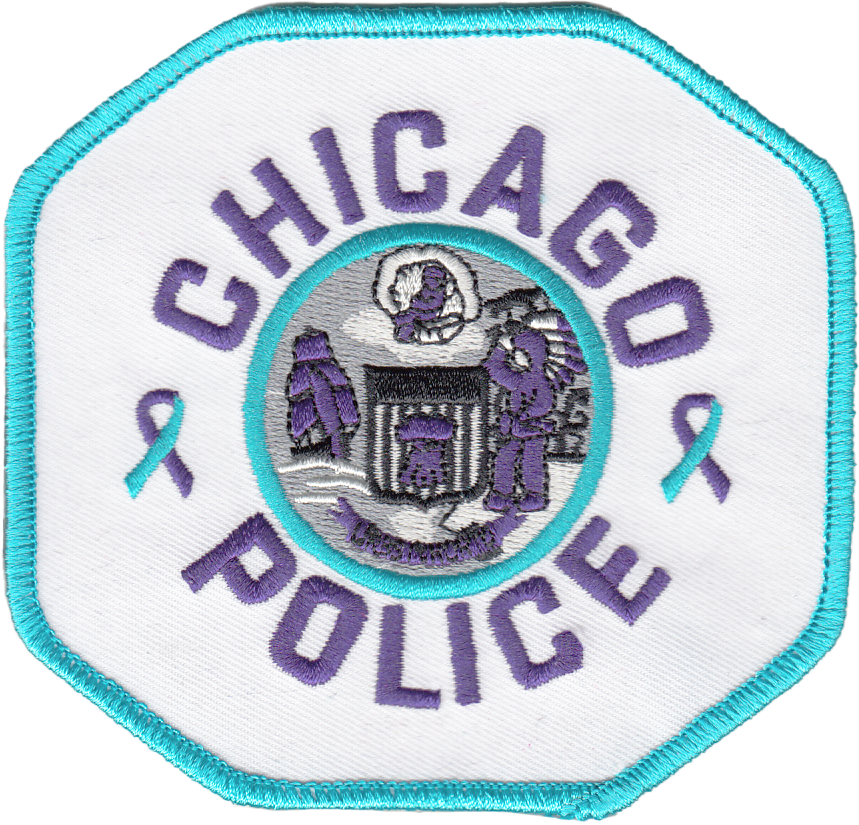 CHICAGO POLICE SHOULDER PATCH: Suicide Awareness Prevention