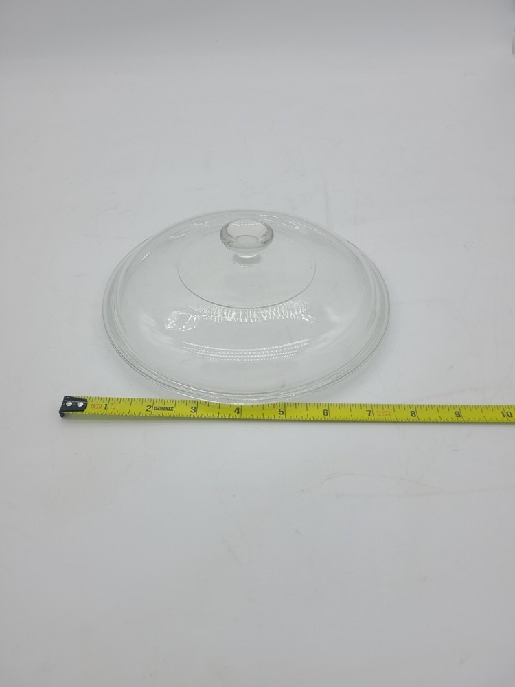 Pyrex 623C clear round glass replacement lid
