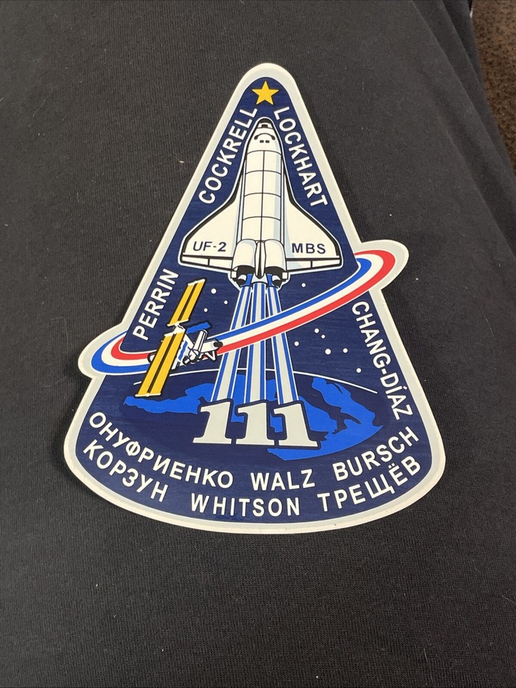 STS-111 Mission Decal sticker