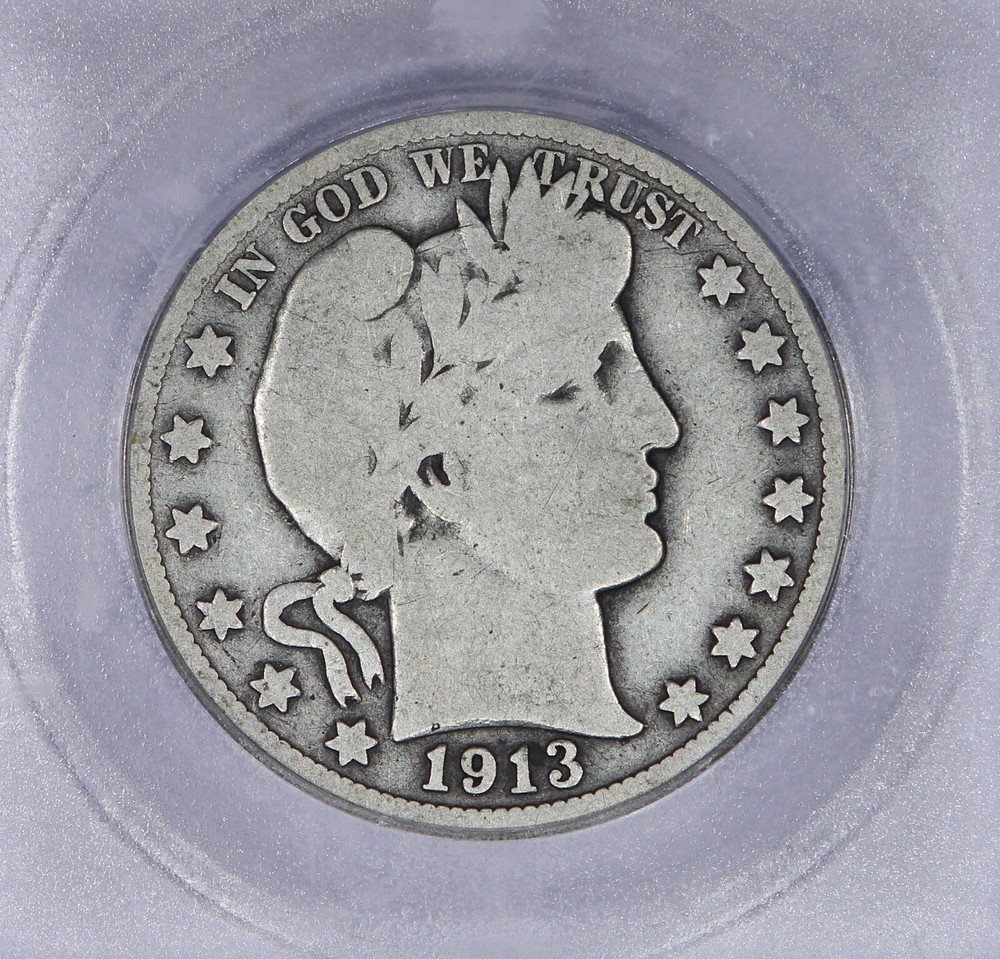 1913 Barber Half Dollar 50C ICG G6