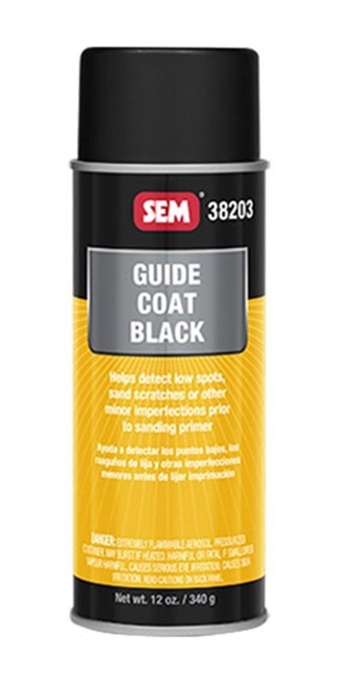 Black Guide Coat Spray 12 oz Automotive Sanding Surface Indicator
