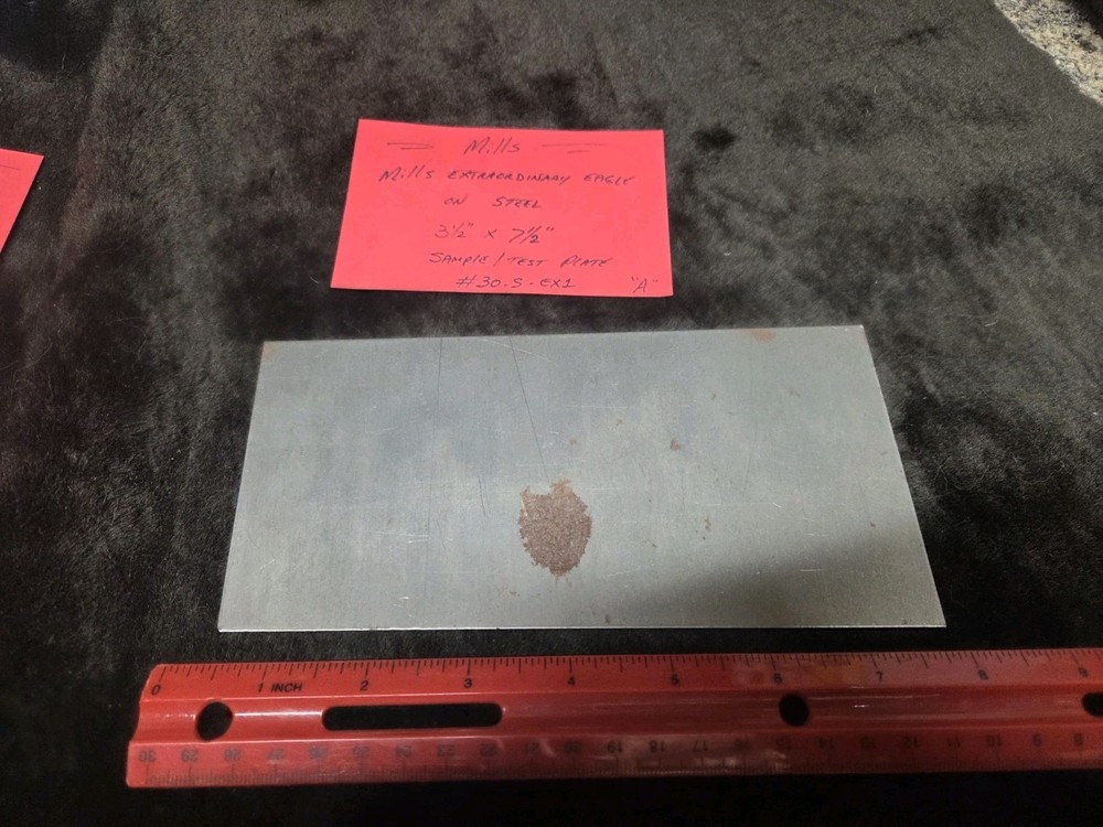 MILLS METAL EXTRAORDINARY EAGLE TEST SAMPLE PROTOTYPE ANTIQUE SLOT MACHINE "A"