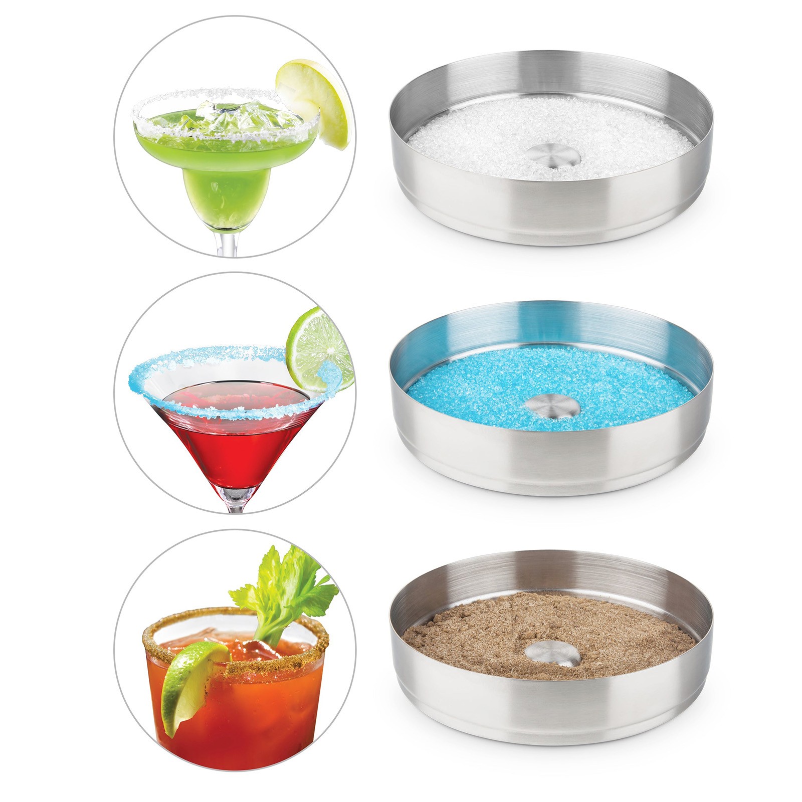 Final Touch 2 Tier Cocktail Rimmer