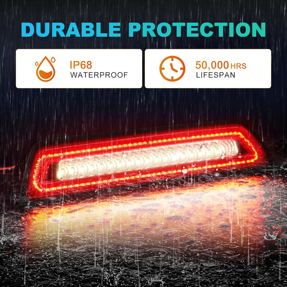 2016-23 Tacoma Third Brake Light Red High Mount–Compatible Replacement