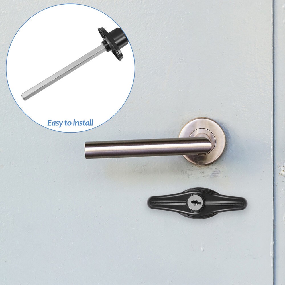 Zinc Alloy Practical Universal Locking T-Handle Keyed T-Handle