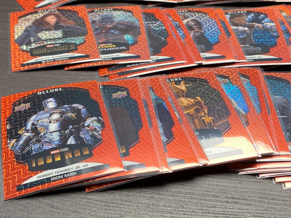 2022 Upper Deck Marvel Allure Sunrise Parallel Complete Set Cards 1-100