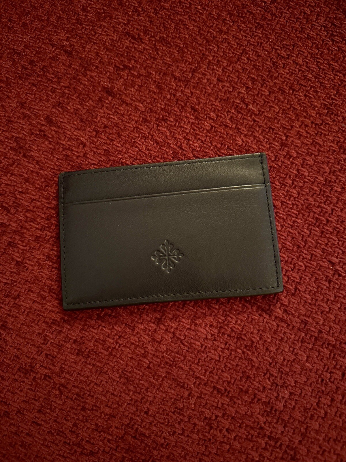 Patek Philippe Calatrava Black Calfskin Cardholder Card Wallet - AD VIP Gift