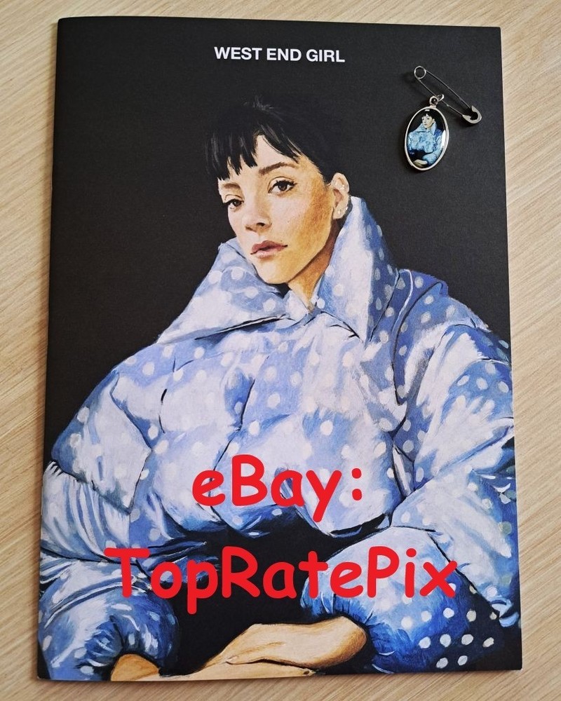 LILY ALLEN - West End Girl Tour Program and Pin