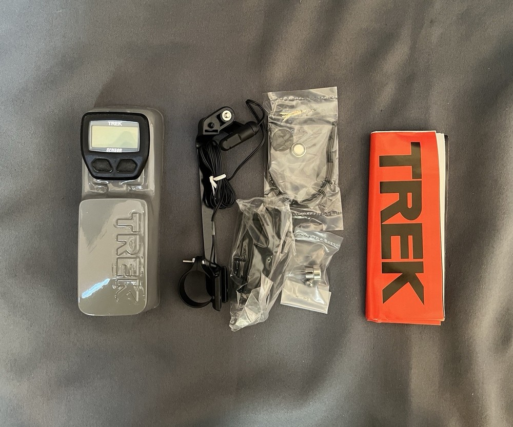 NOS Vintage Trek Sensor Cycling Computer, Mounting Bracket & Sensor, Waterproof