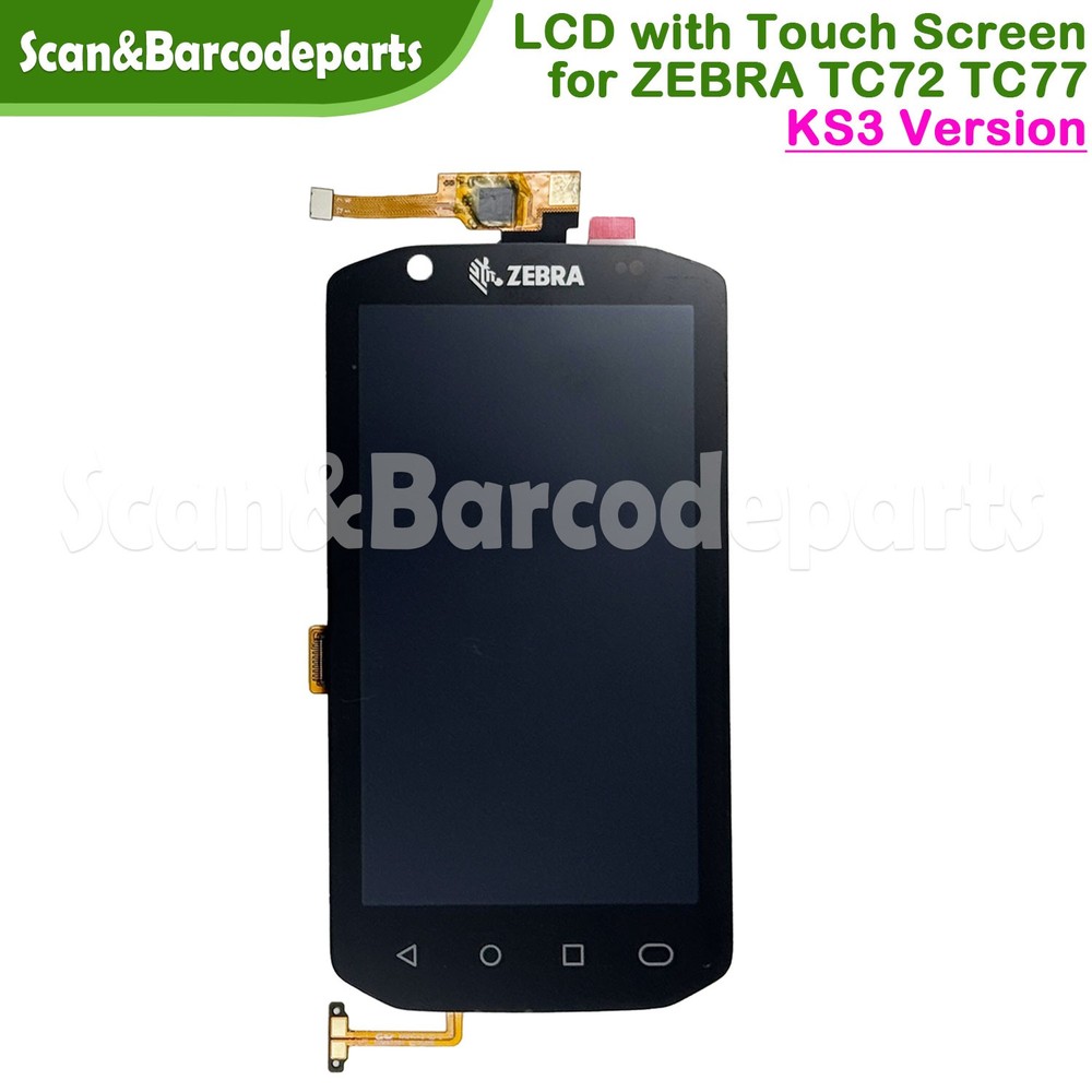 LCD with Touch Screen Replacement for ZEBRA TC72 TC77, KS3 Version