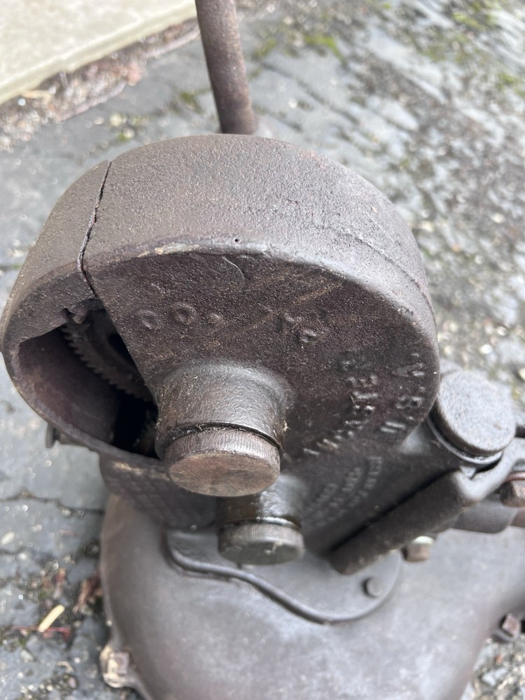 Champion Blower & Forge crank handle Blacksmith Tool Working Lg No. 400 Anvil