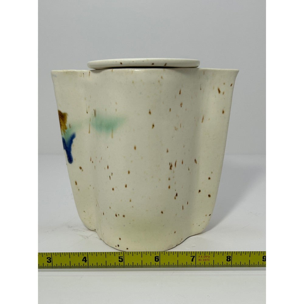 Unique Ceramic tea light warmer Speckled Glaze Artistic Drip Glaze Small
