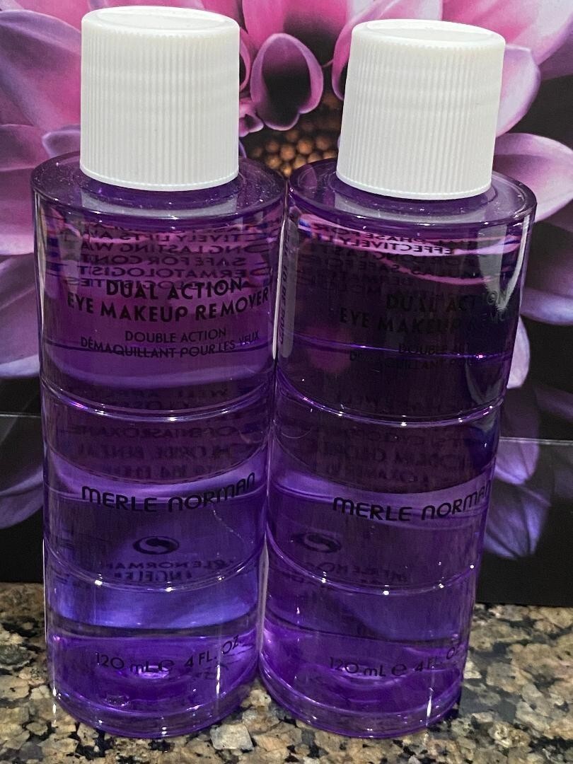 Merle Norman DUAL ACTION EYE MAKEUP REMOVER x 2.....NEW