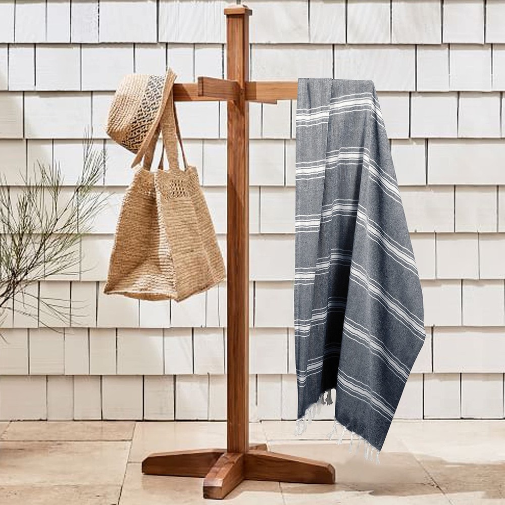 Belizzi Home Turkish Beach Towel Oversized 2 Pack - Soft, Durable, Absorbent