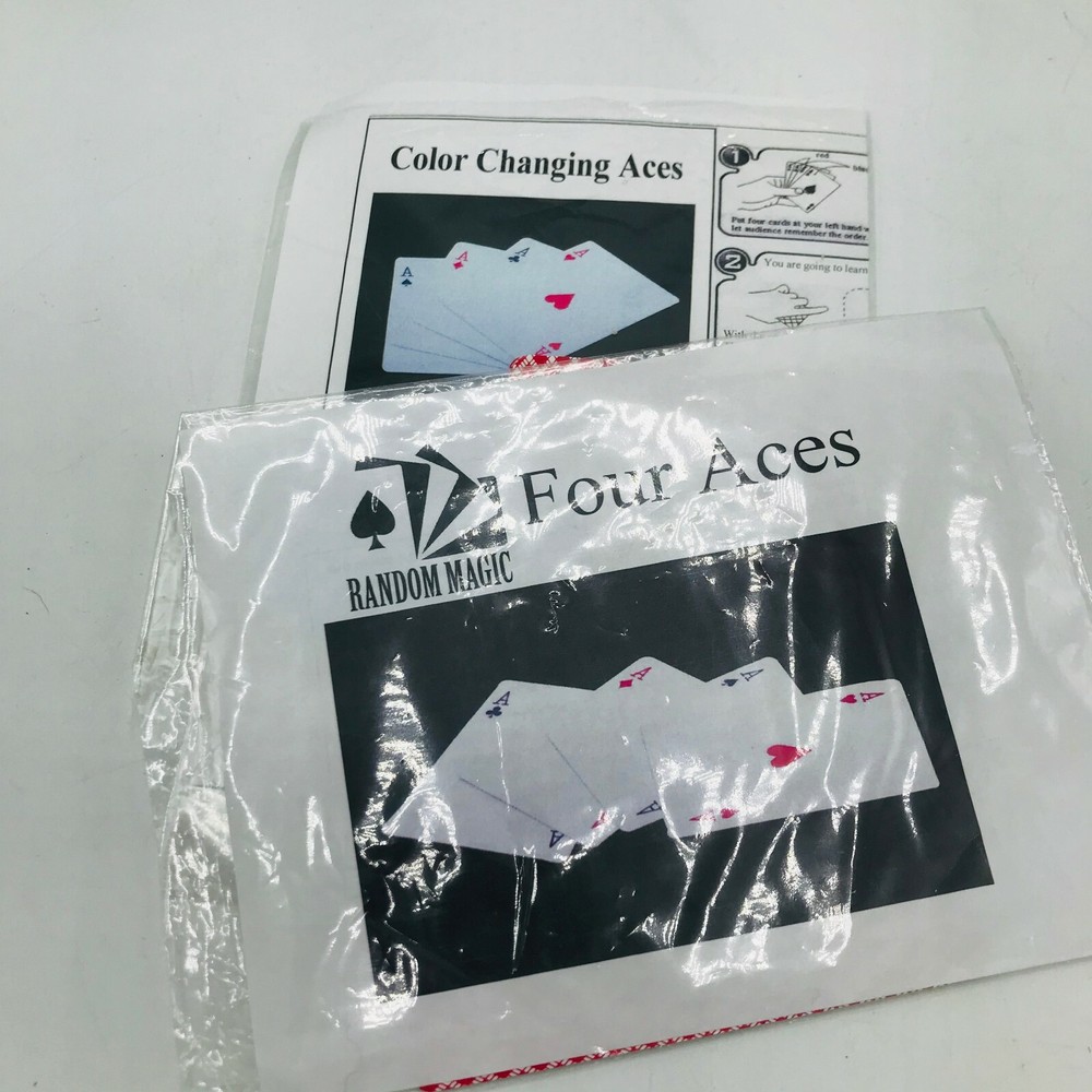 Four Aces Magic Trick & Color Changing Aces Card Trick by Random Magic