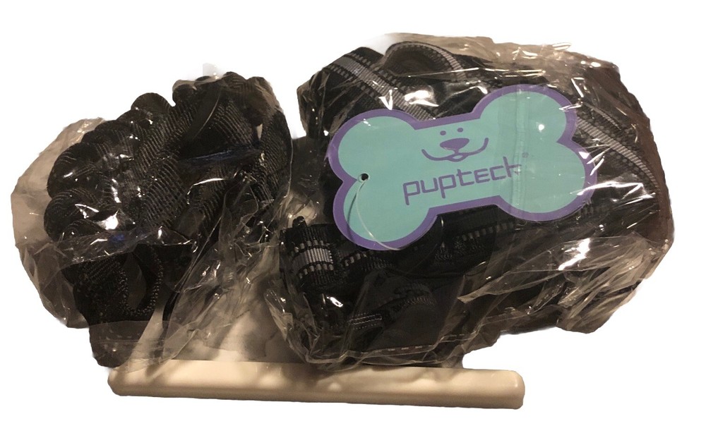 Pupteck No Pull Dog Harness Polyester Grey Small