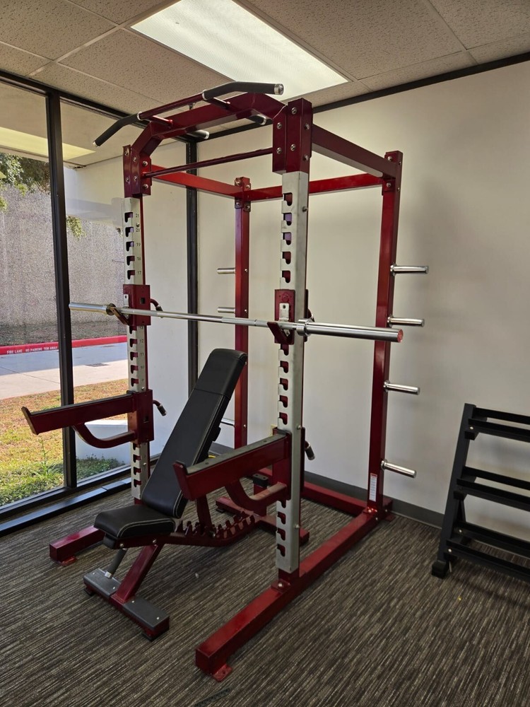 Real Leader Power Rack with Adjustable Bench NEW Open Box