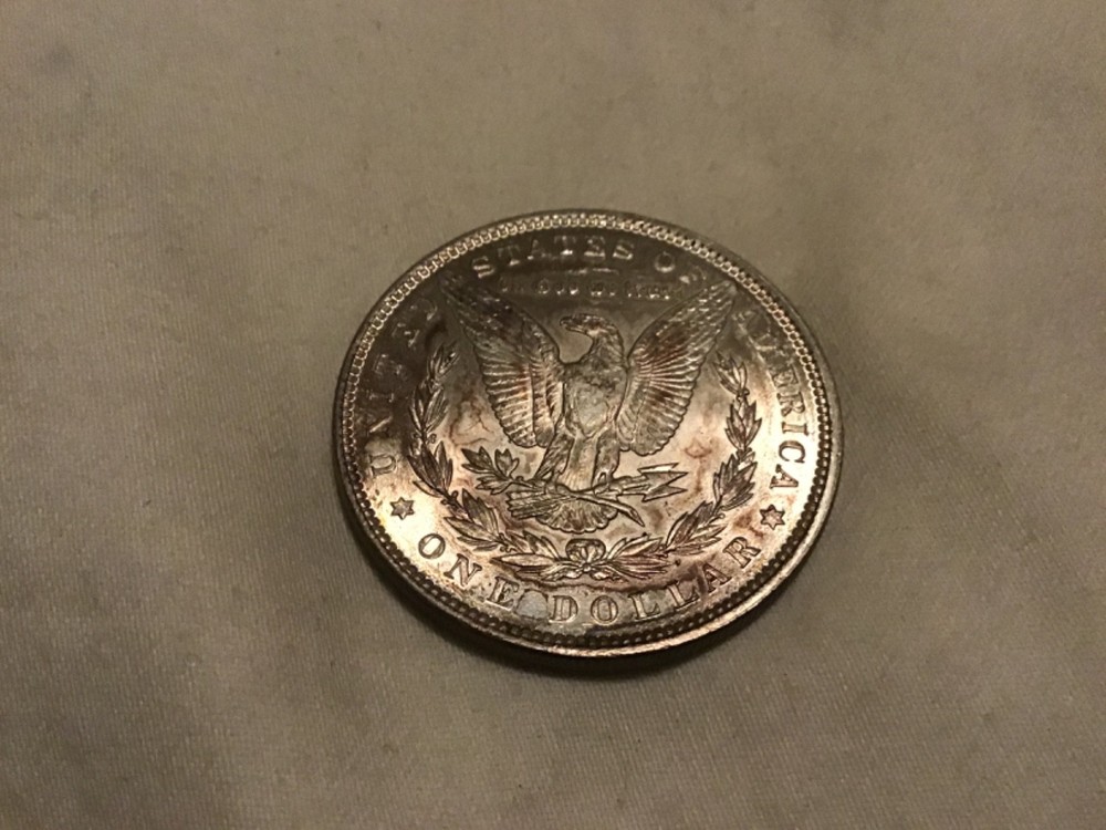 Beautiful 1890 P Morgan Silver Dollar