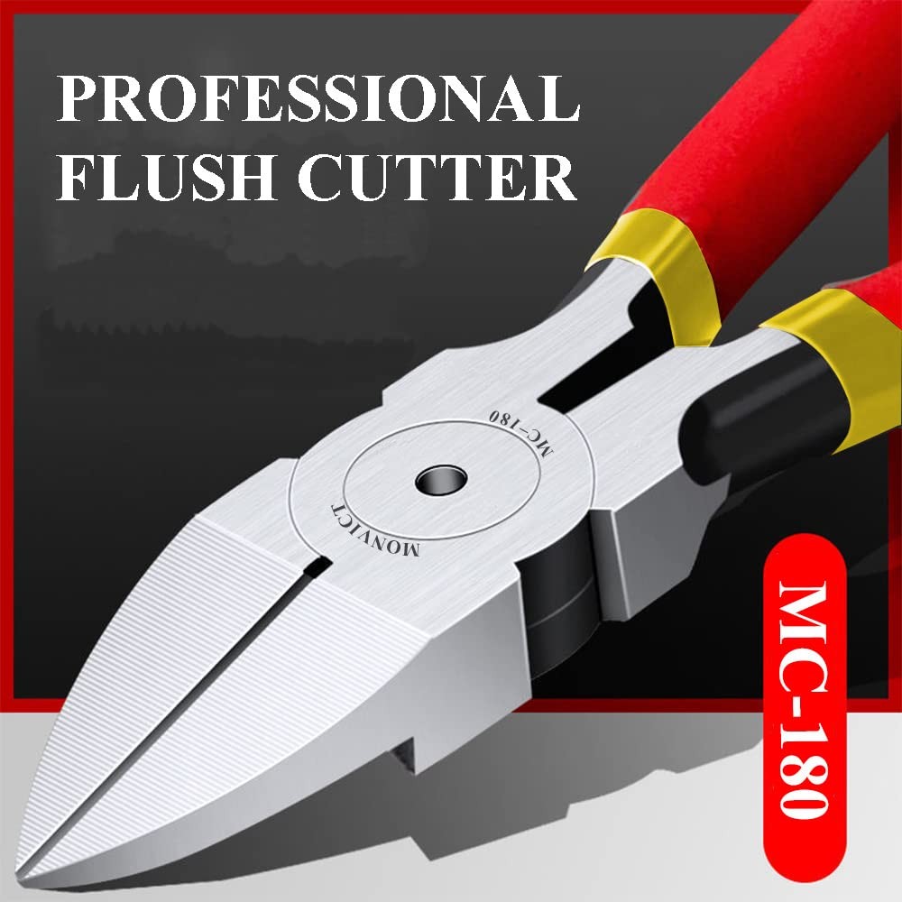 MONVICT Wire Cutters, 6 inch Precision Flush Side Cutters with 6"- Pack 1