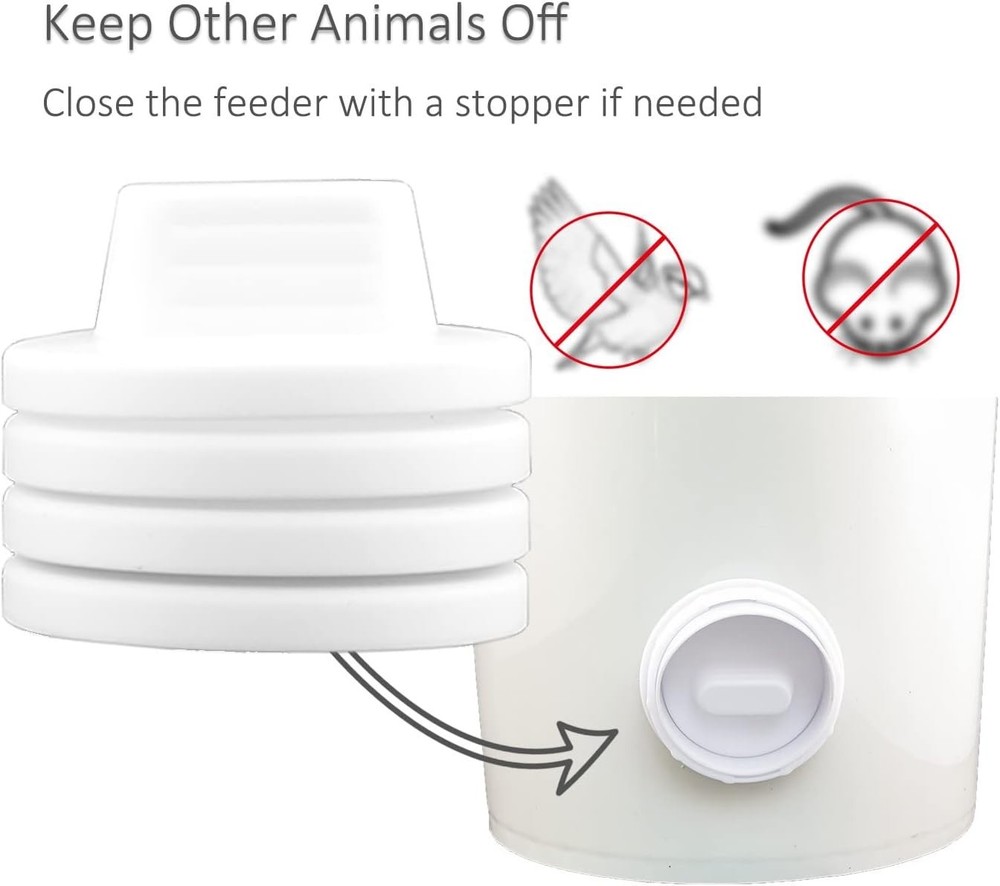 5-Gallon Gravity Feeder Kit for Chickens – Rainproof & Mess-Free Solution