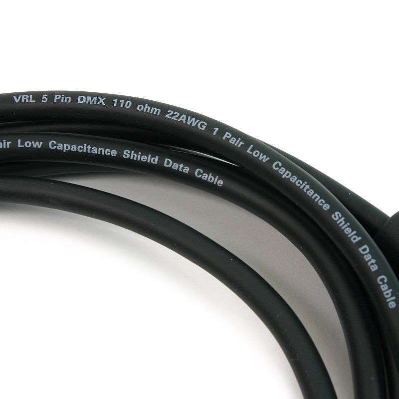 10 VRL DMX 5 Pin Pro Lighting Cable 5' ft - Data Shielded Cables