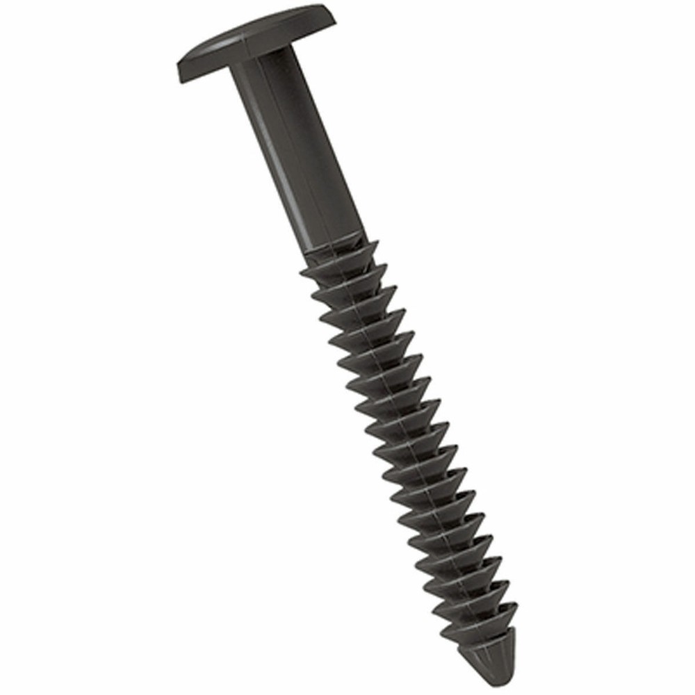 Tuxedo Grey 50 Pack Window Shutters Panel Peg Loks 3" Shutter Fasteners Spikes