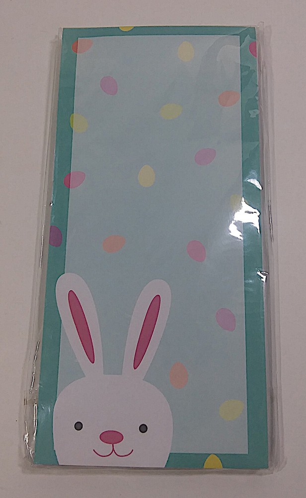 Target Easter Bunny Eggs List Pad Magnet 80 Sheets New Sealed 8in Dollar Spot