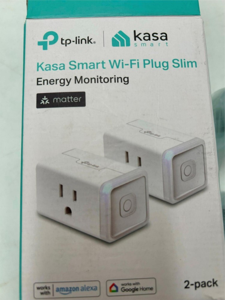 tp-LINK KASA SMART Wi-Fi PLUG SLIM 2 PACK WHITE