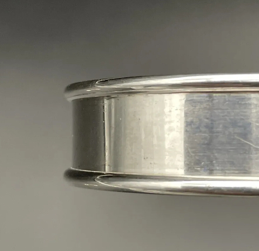 Gorham Sterling Silver Napkin Ring Name Engraved “CLARK” #6290