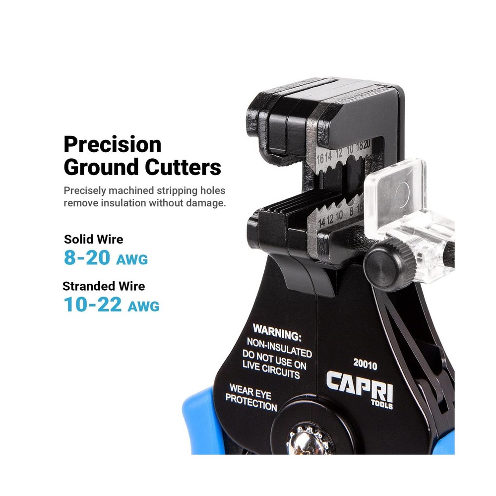 Capri Tools 20012 Self-Adjusting Wire Stripper