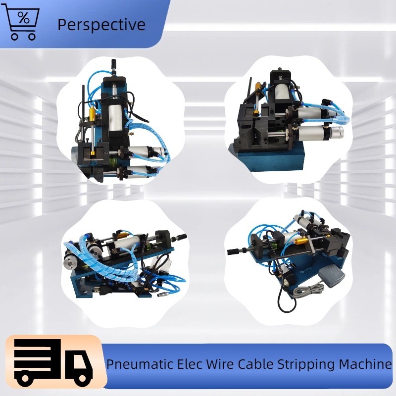 TD-305 110V Pneumatic Wire Cable Stripping Peeling Machine Stripper