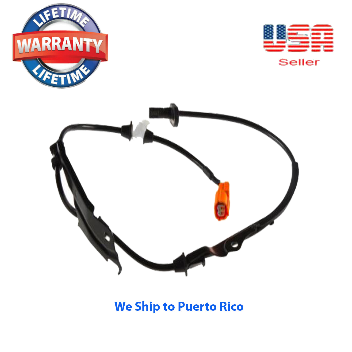 4 ABS Speed Sensor Front Rear & 4 Connectors Fit Accord 03-07 Sedan Built Japan