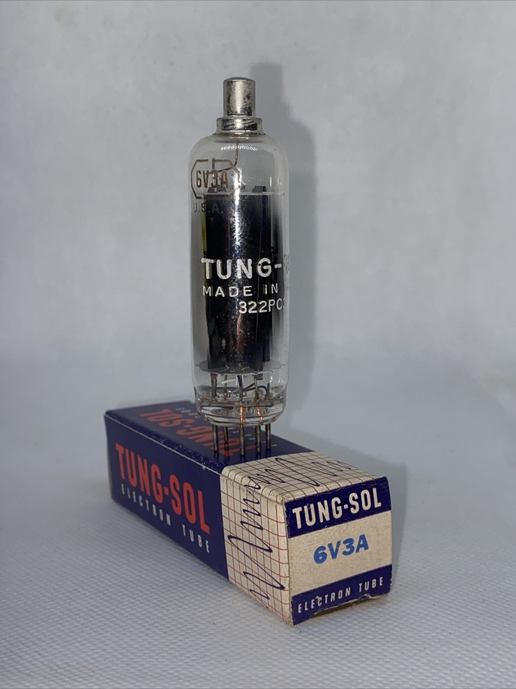 TUNG-SOL Electron Tube 6V3A  *Not Tested* Fast Shipping