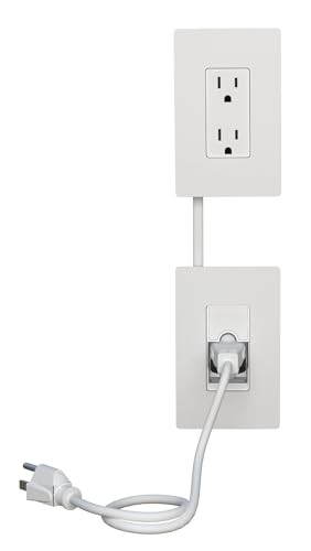 Legrand - In-Wall Outlet Relocation Kit, White In Wall Outlet Relocation Kit