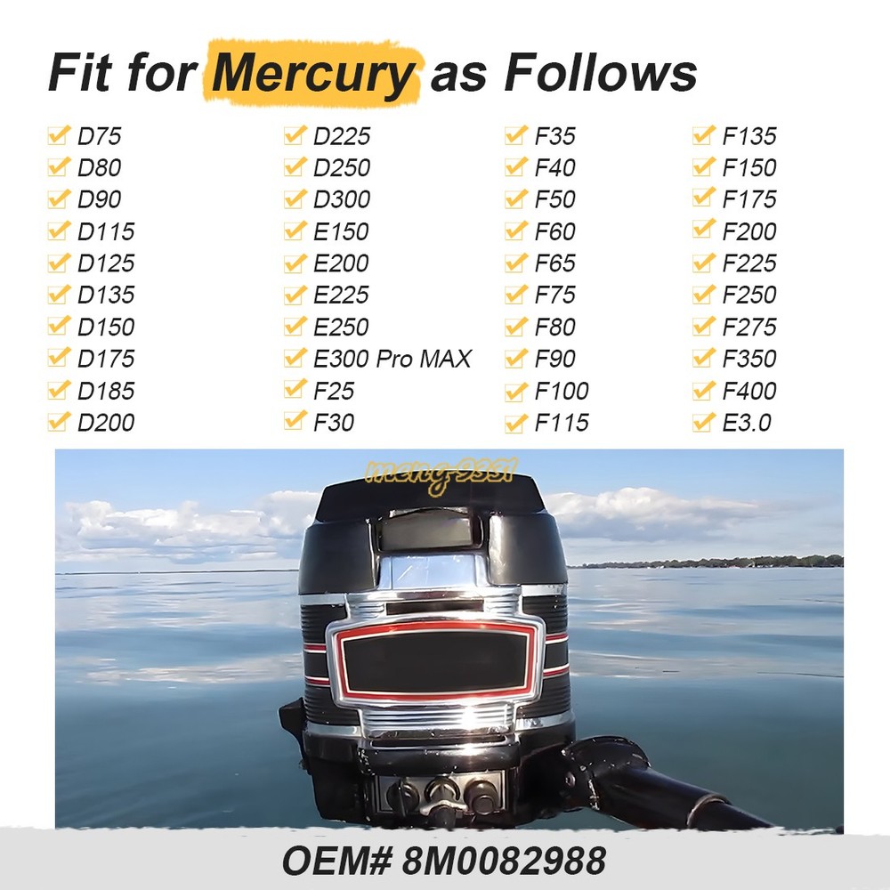 Crankshaft Position Sensor For Mercury D75 D300 E150 E200 E250 E300