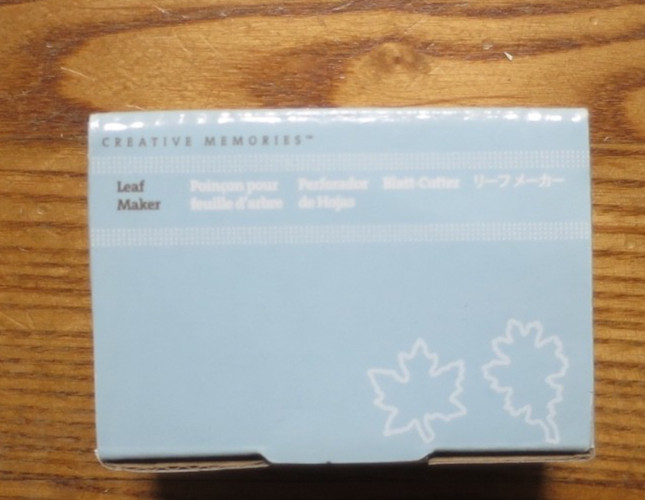 Creative Memories Leaf Maker - Oak, Maple NEW NIB 2008