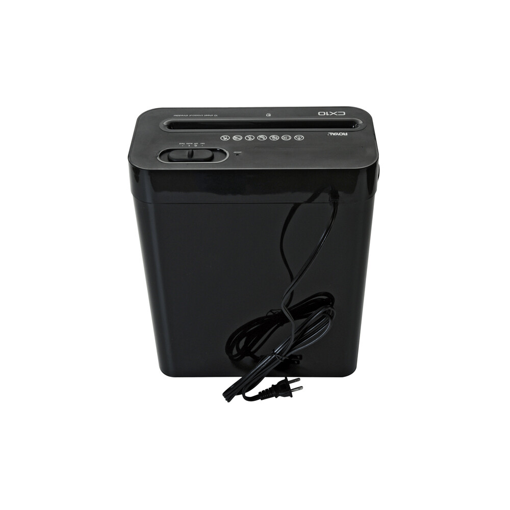 Royal Office CX10 10 Sheet Cross-Cut Shredder