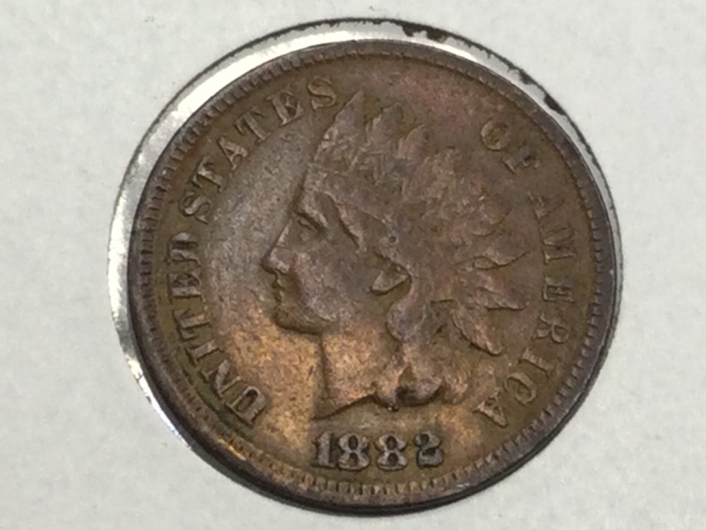 1882 Indian Cent in fine