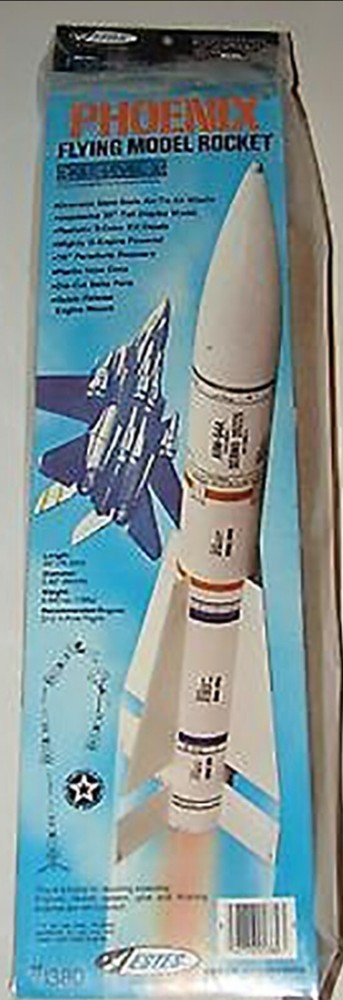Estes Phoenix Flying Model Rocket kit #1380 Model Rocket clone Kit *NO Decals
