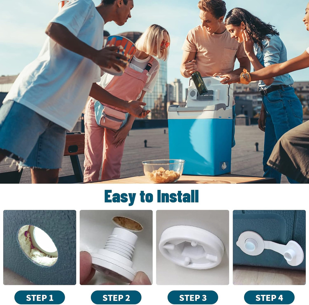 Cooler Drain Plug Replacement for Coleman Cooler Standard Drain Plug Assembly...