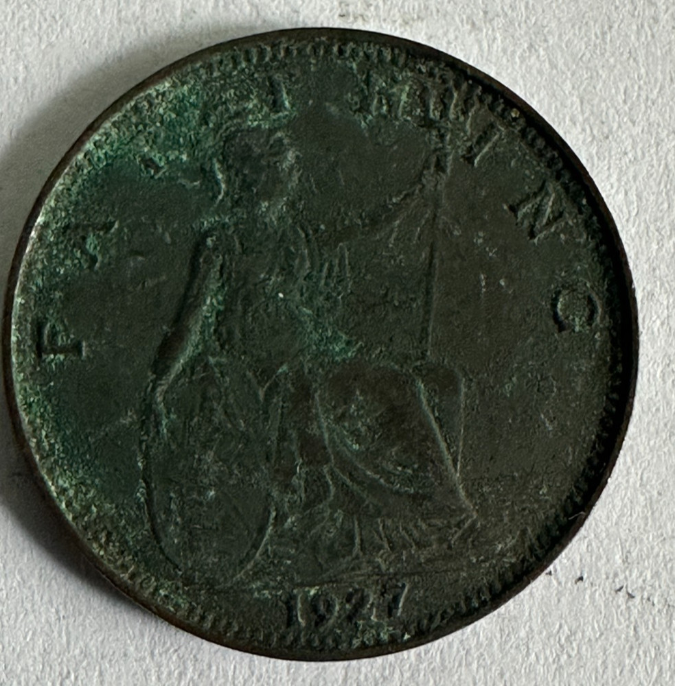 1927 Great Britain - 1 Farthing Coin