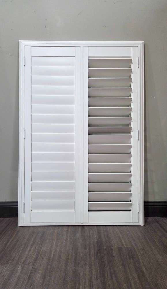 High-quality custom window shutters in excellent condition. - $80