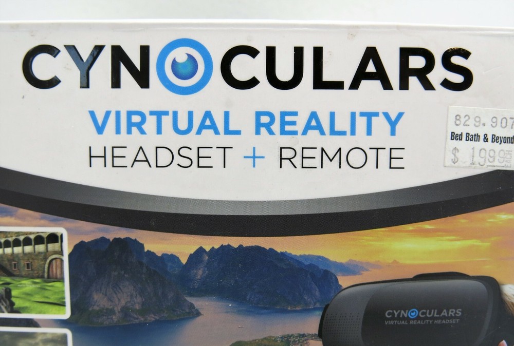 Cynoculars 3D Virtual Reality Headset Wireless Gaming Remote Compatible