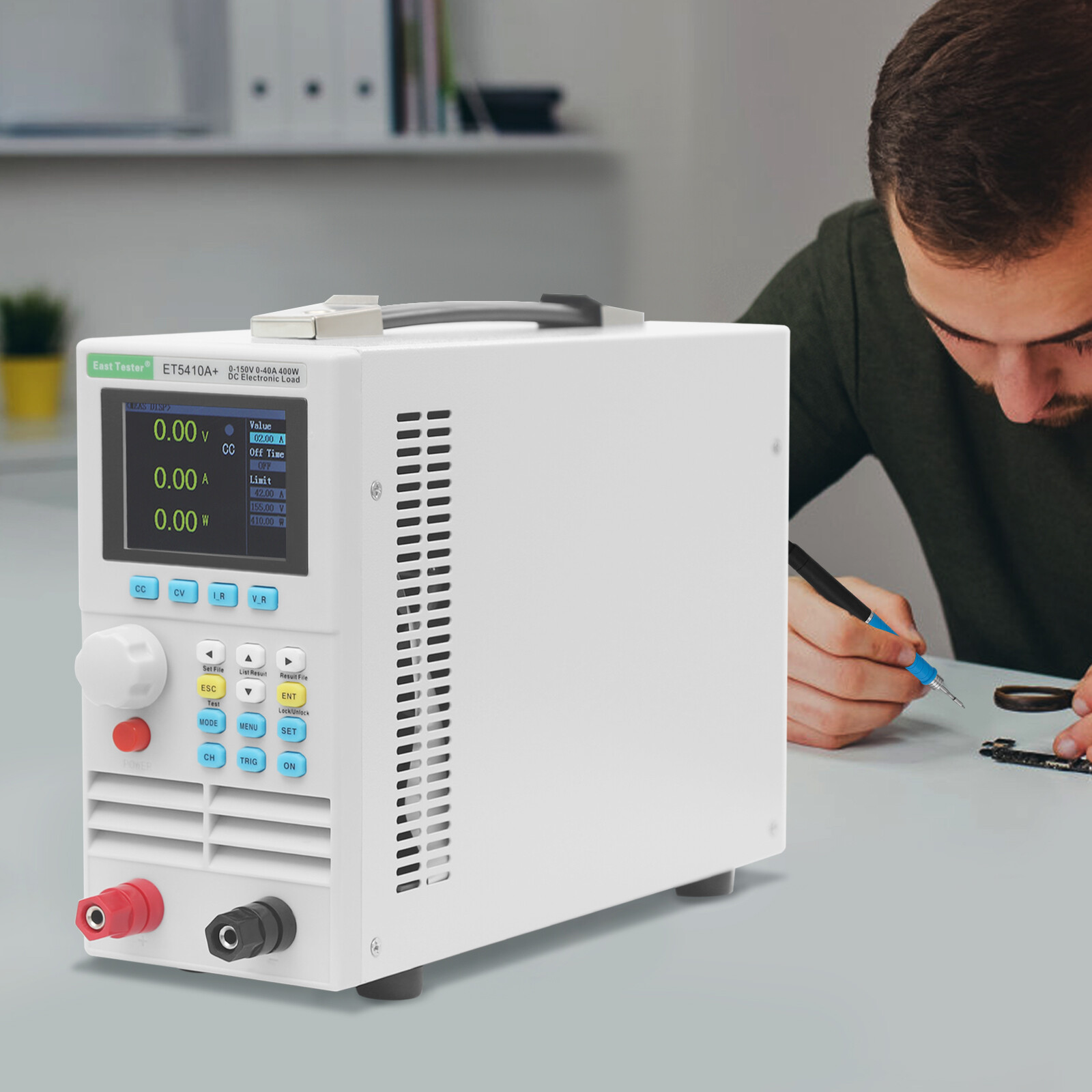 High Accuracy KP184 DC Electronic Digital Load Tester Single Channel 150V 0-40A