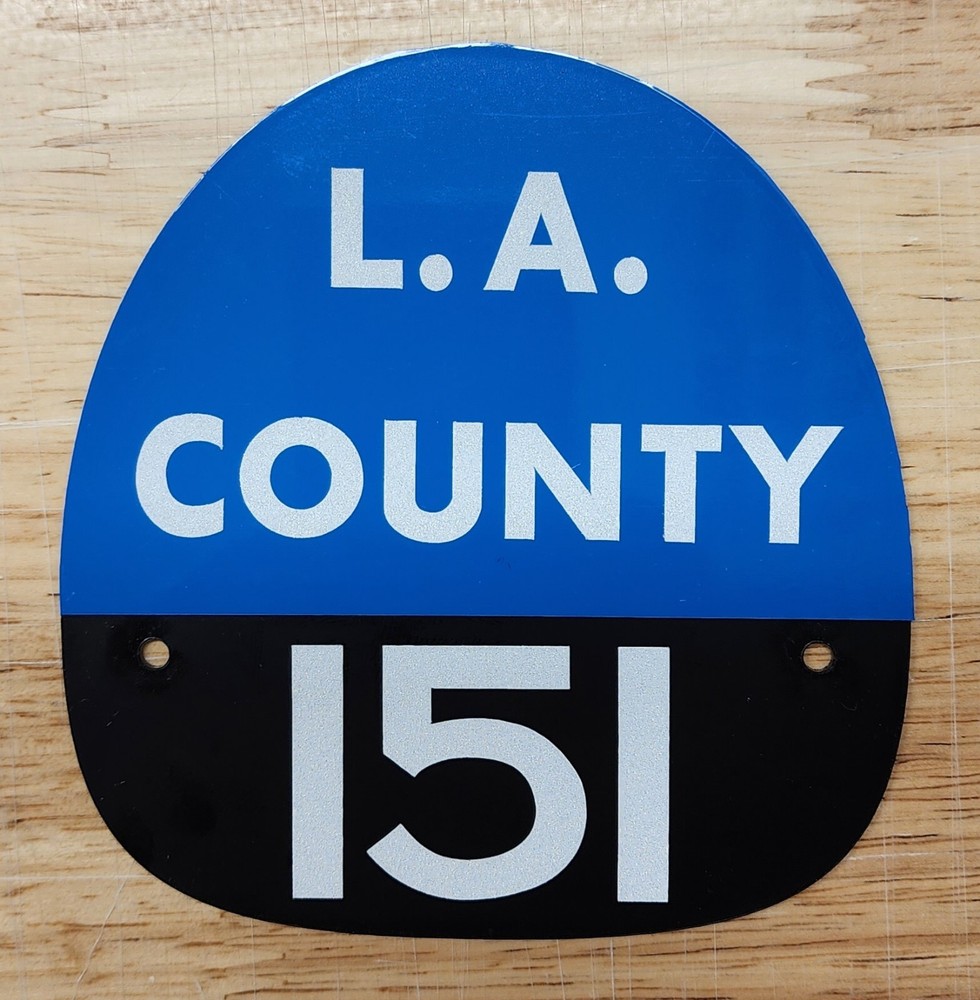 LA COUNTY 151 FIRE HELMET SHIELD