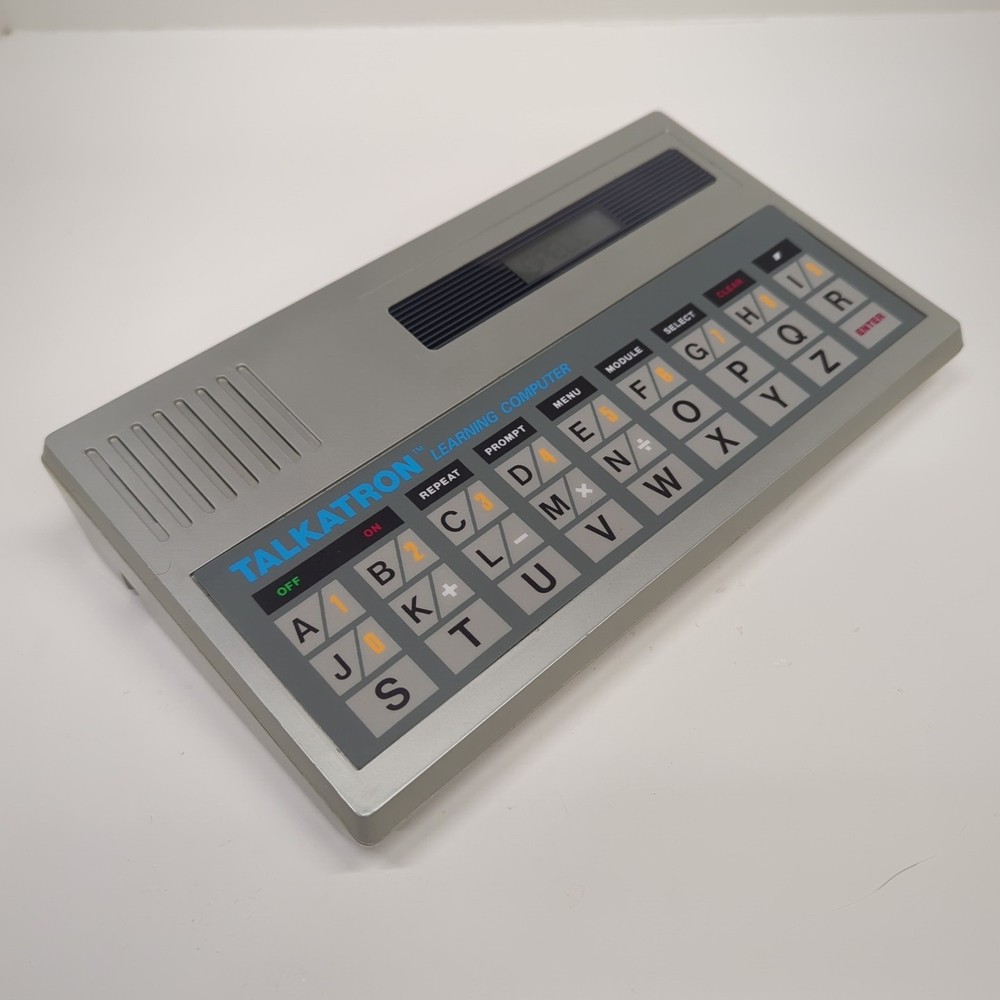 Vintage Sears Talkatron Learning Computer Talking Math Spelling Tiger 1985