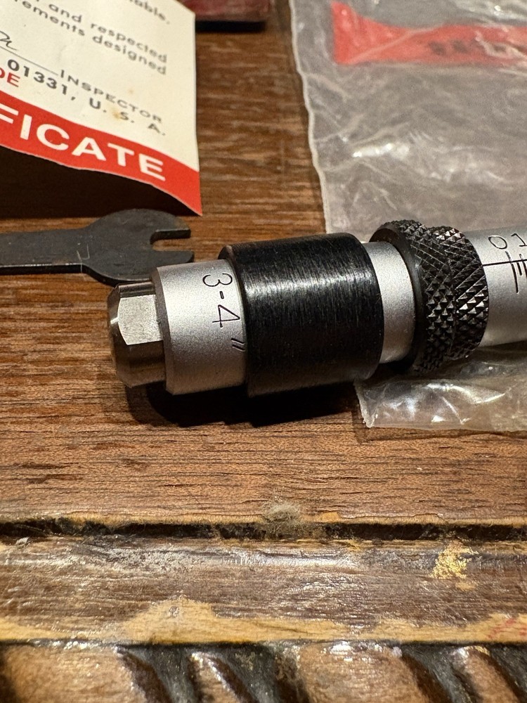 Starrett Inside Micrometer - 824A - 3" to 4"